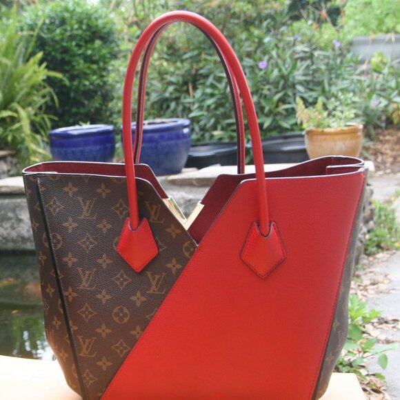 LOUIS VUITTON MONOGRAM CANVAS+LEATHER KIMONO MM BAG RETAIL $3250-100% AUTHENTIC - Picture 3 of 16